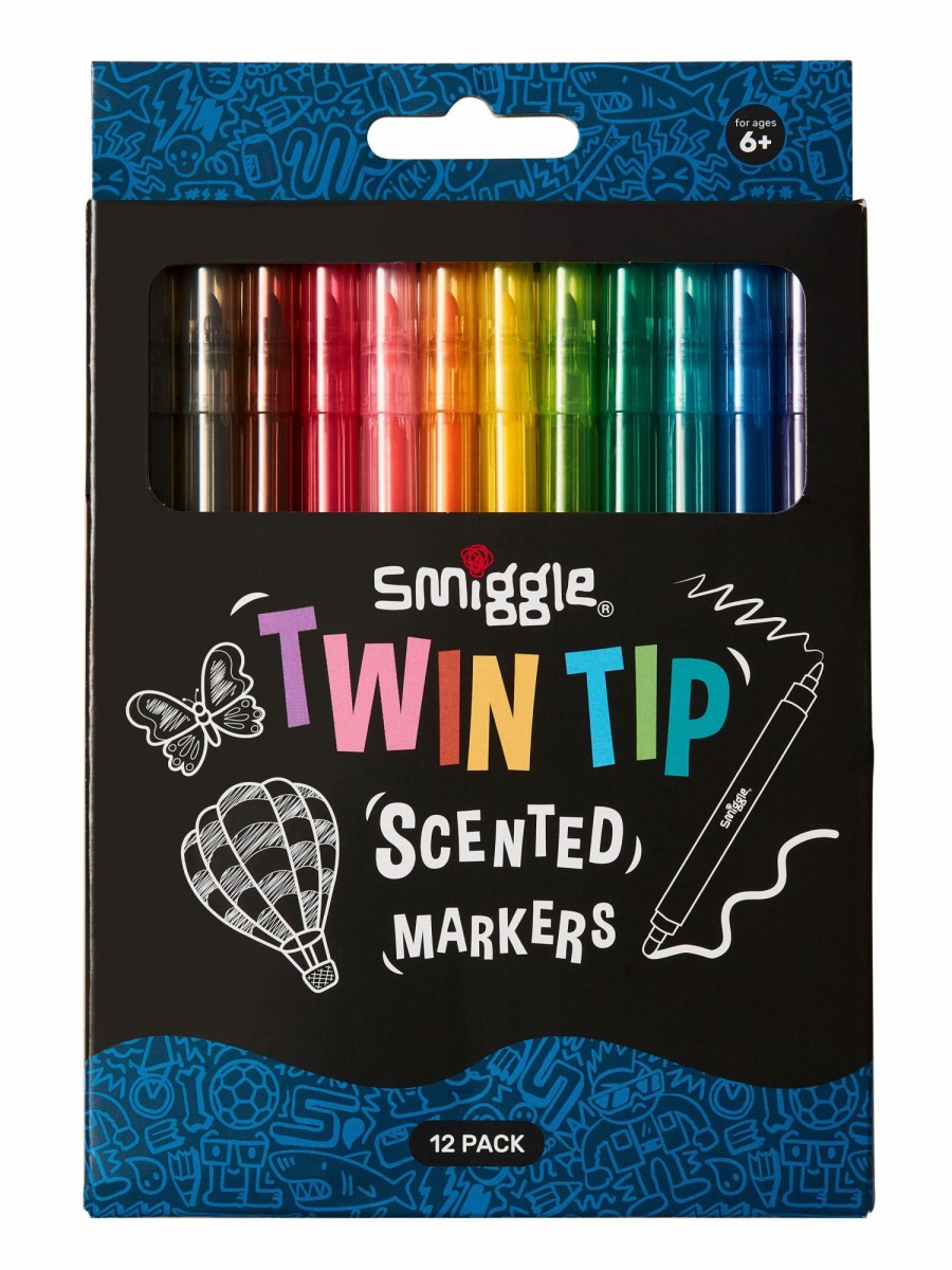 Stationery Smiggle Pens & Markers | Twin Tip Scented Markers Pack X12