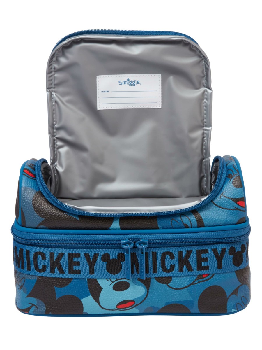 Food & Drink Smiggle Double Decker Lunchboxes | Mickey Mouse Double Decker Lunchbox