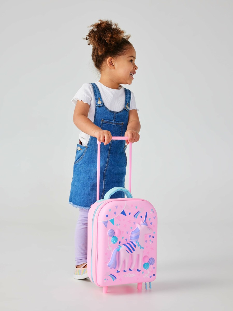 Bags Smiggle Travel Bags & Trolleys | Glide Teeny Tiny Hardtop Trolley Bag