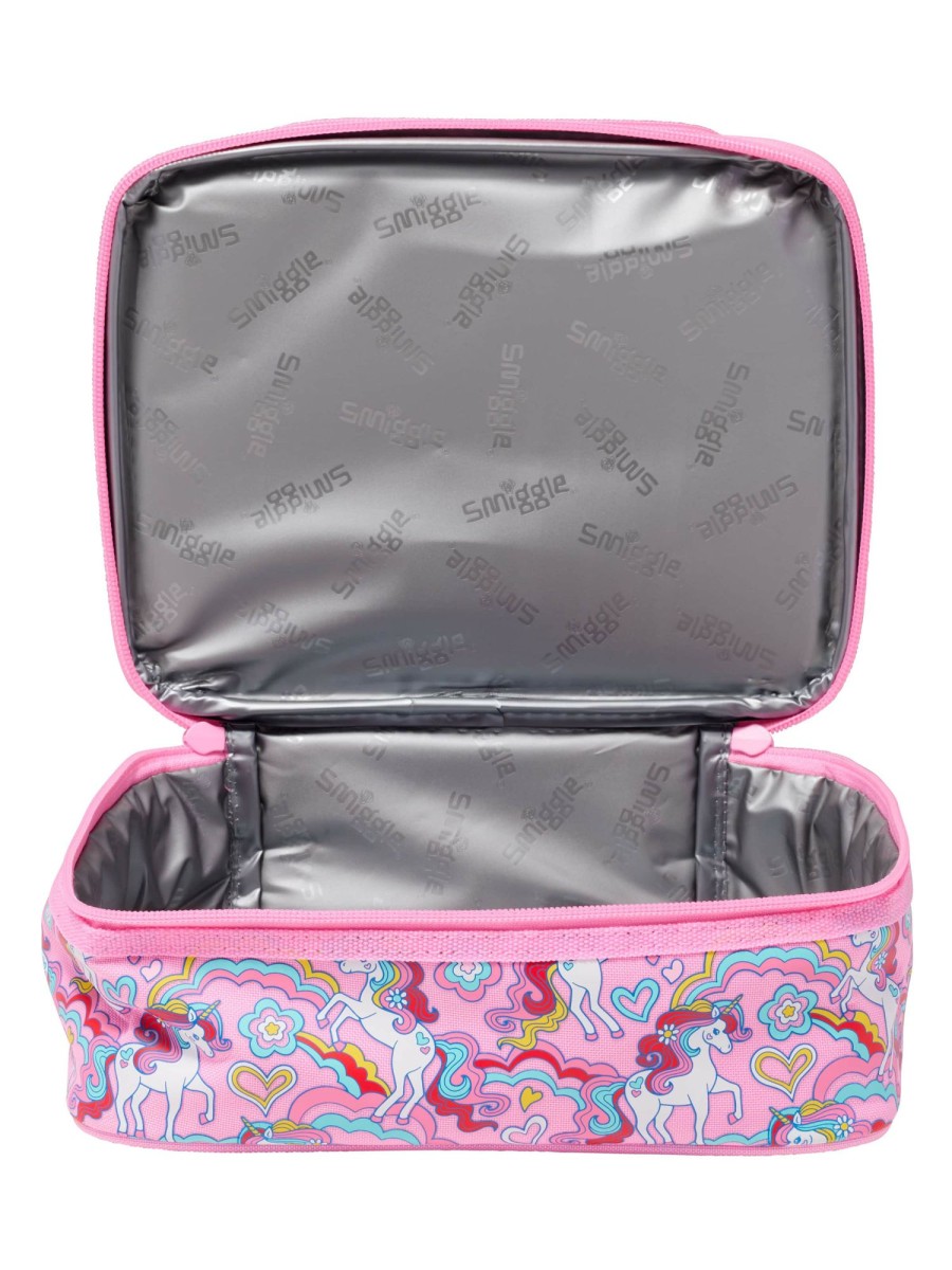 Food & Drink Smiggle Double Decker Lunchboxes | Wild Side Large Double Decker Lunchbox With Strap