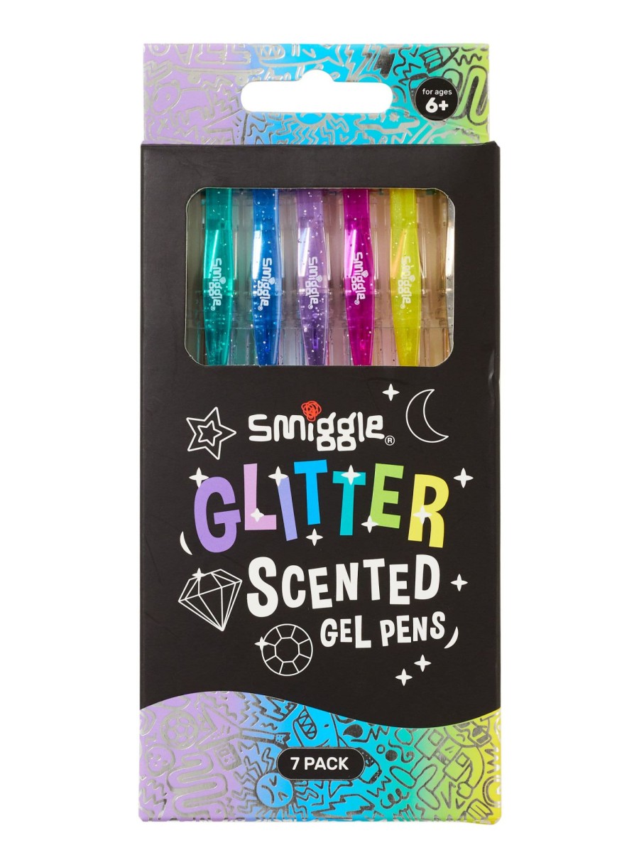 Stationery Smiggle Stationery Gift Packs | Glitter Scented Gel Pens Pack X7