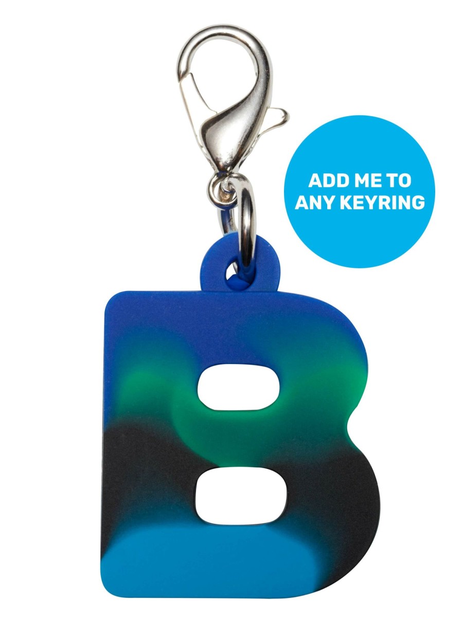 Bags Smiggle Add-On Keyrings | Blue Add-On Mini Alpha Keyring