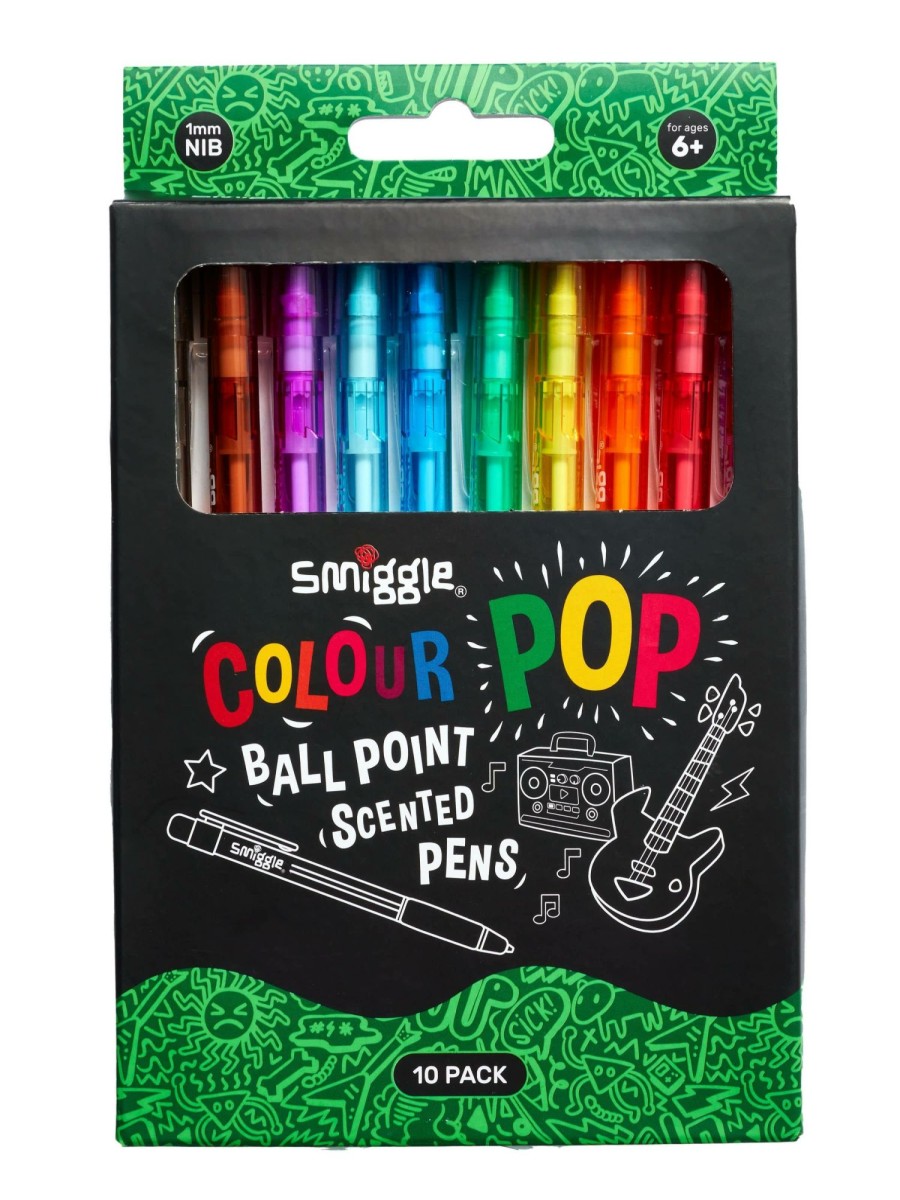 Stationery Smiggle Pens & Markers | Colour Pop Ball Point Scented Pens X10