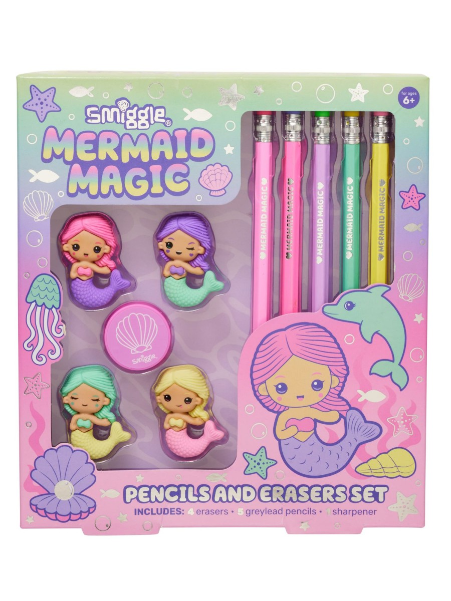 Stationery Smiggle Stationery Gift Packs | Pencils & Erasers Set