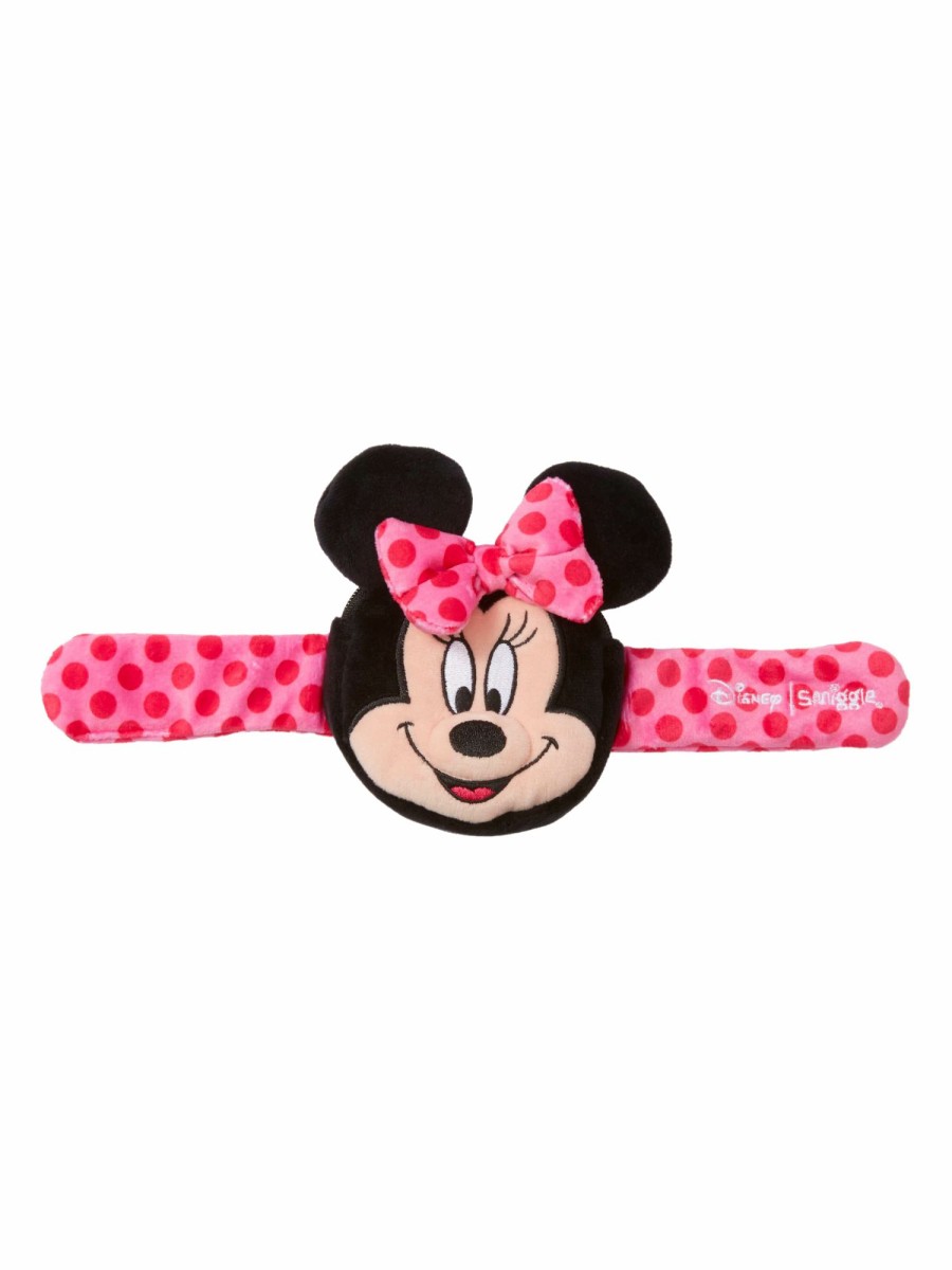 Tech & Toys Smiggle Slapbands | Minnie Mouse Plush Slapband With Coin Purse