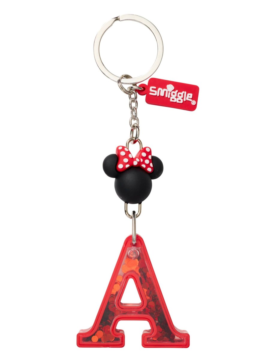 Bags Smiggle Alphabet Keyrings | Minnie Mouse Alphabet Keyring