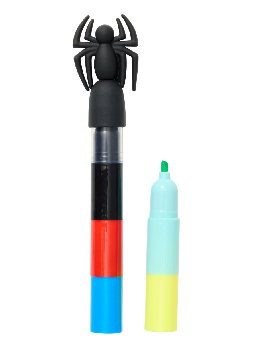 Stationery Smiggle Pens & Markers | Spider-Man Stack 'Em Markers With Topper