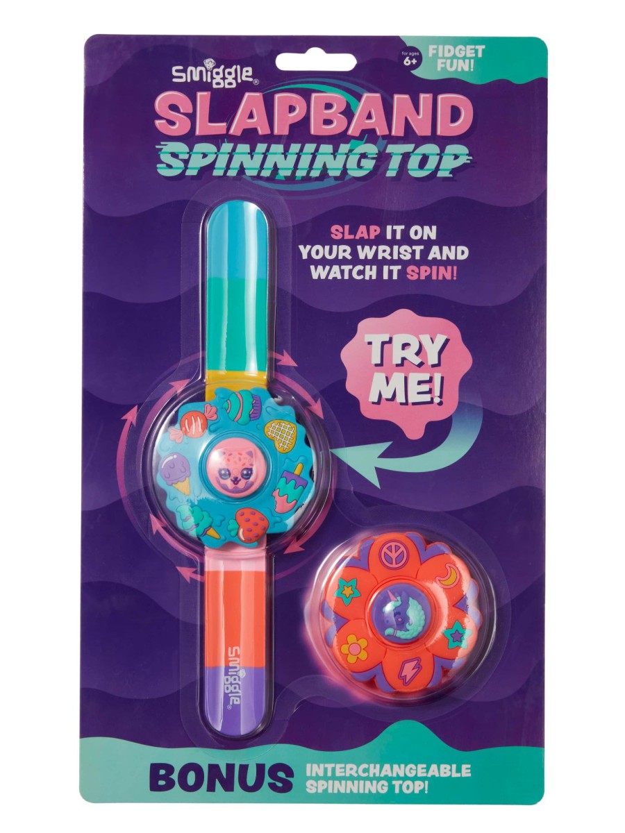 Tech & Toys Smiggle Slapbands | Spinning Top Slapband