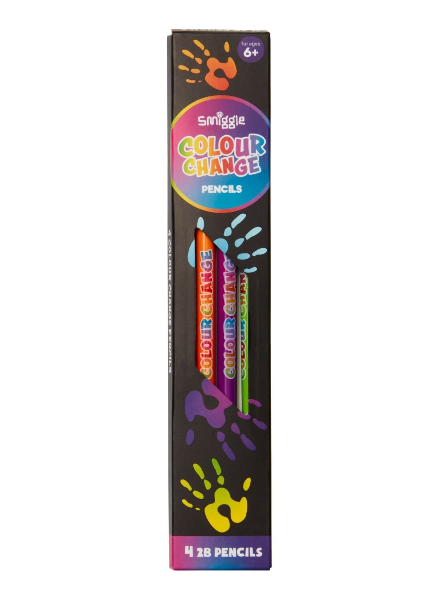 Stationery Smiggle Stationery Gift Packs | Colour Change Pencil Pack X4