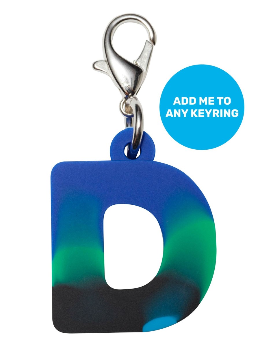 Bags Smiggle Add-On Keyrings | Blue Add-On Mini Alpha Keyring