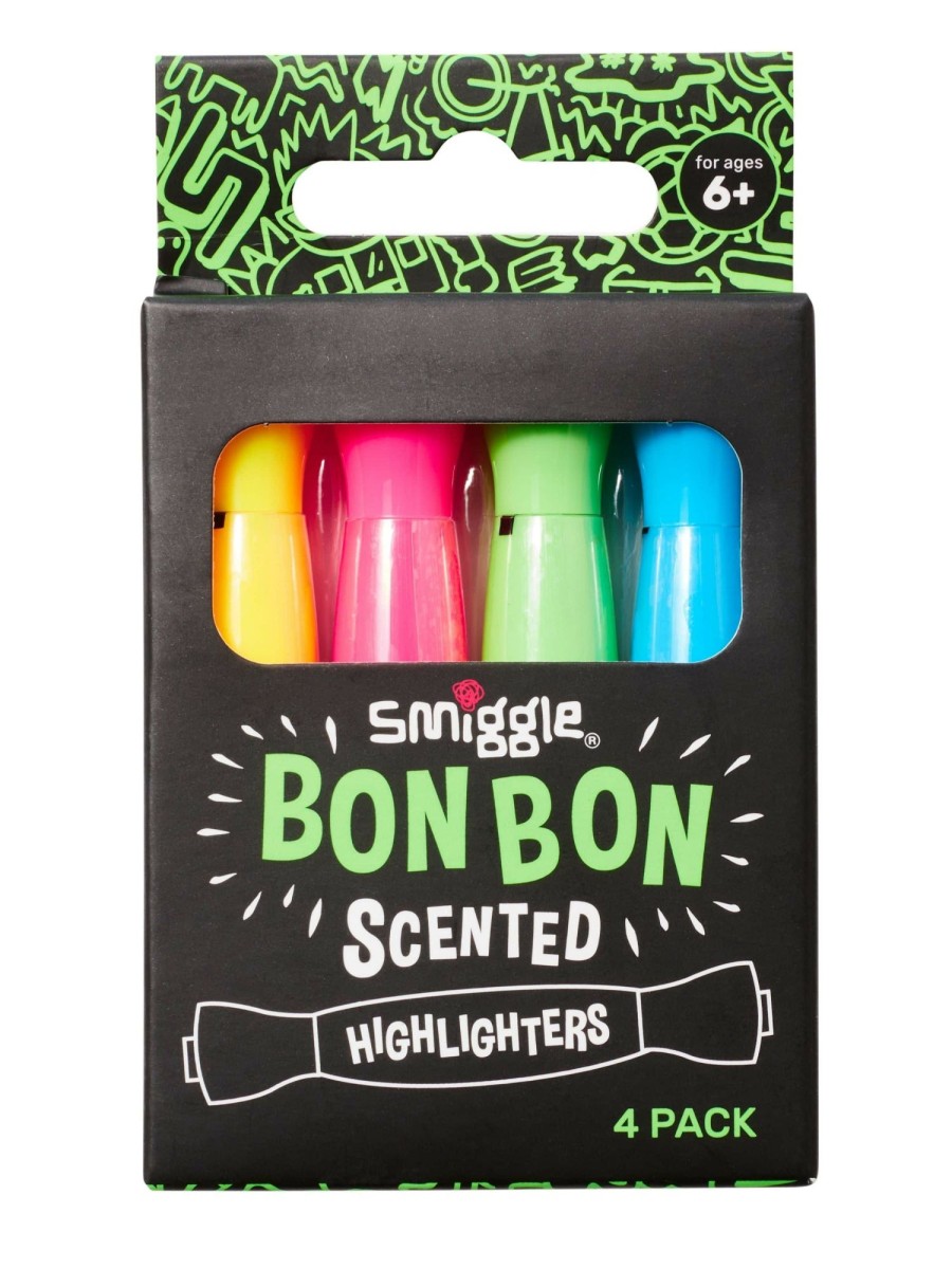 Stationery Smiggle Pens & Markers | Bon Bon Scented Highlighters Pack X4