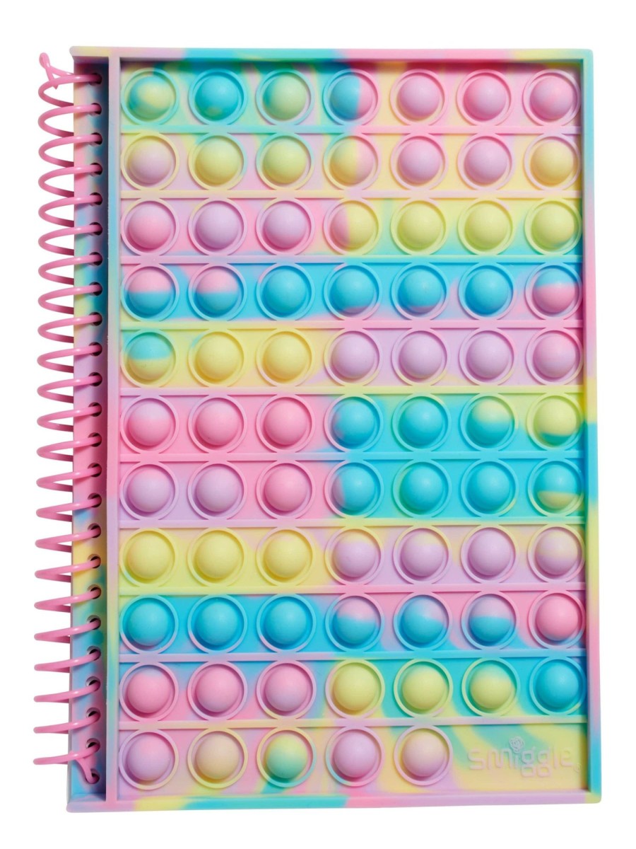 Tech & Toys Smiggle Popem Popit Poppies | Popem Popit Poppies A5 Notebook