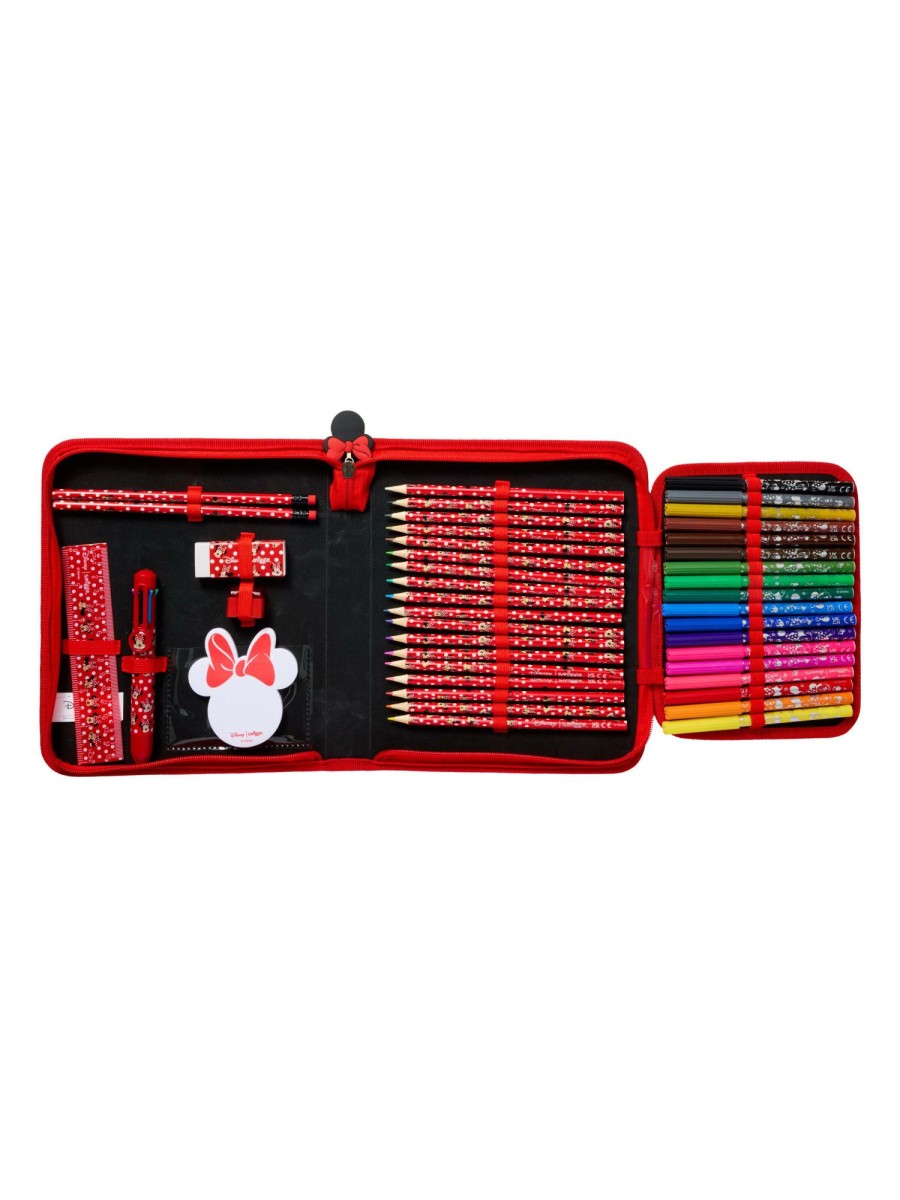 Stationery Smiggle Stationery Gift Packs | Minnie Mouse Zip It Stationery Gift Pack